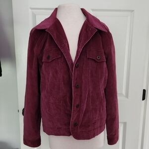 L.L. Bean Dusty Rose Faux Suede Jacket
